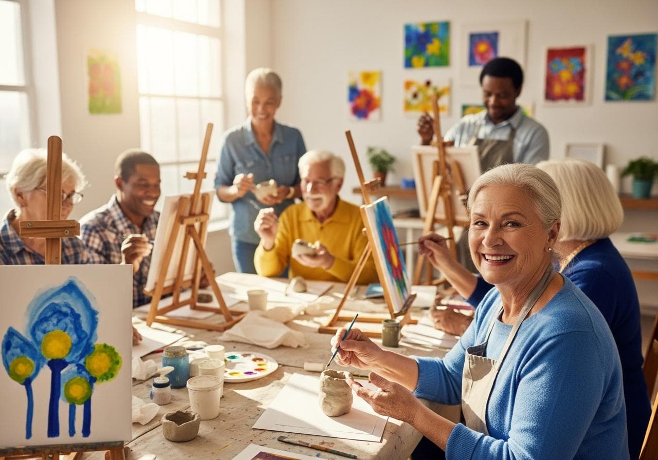 Engagement In Senior Art Programs