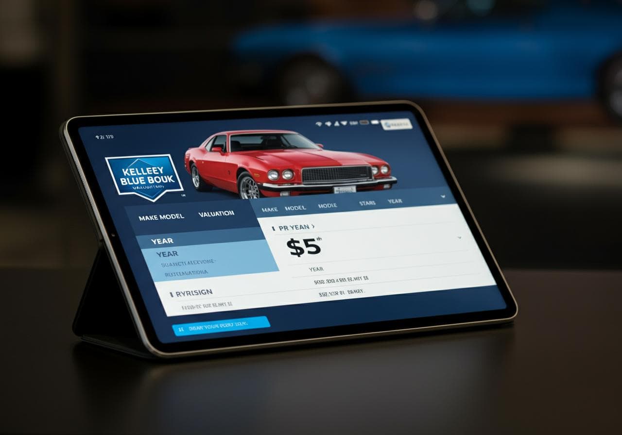 Know Your Cars Value With Kelley Blue Book